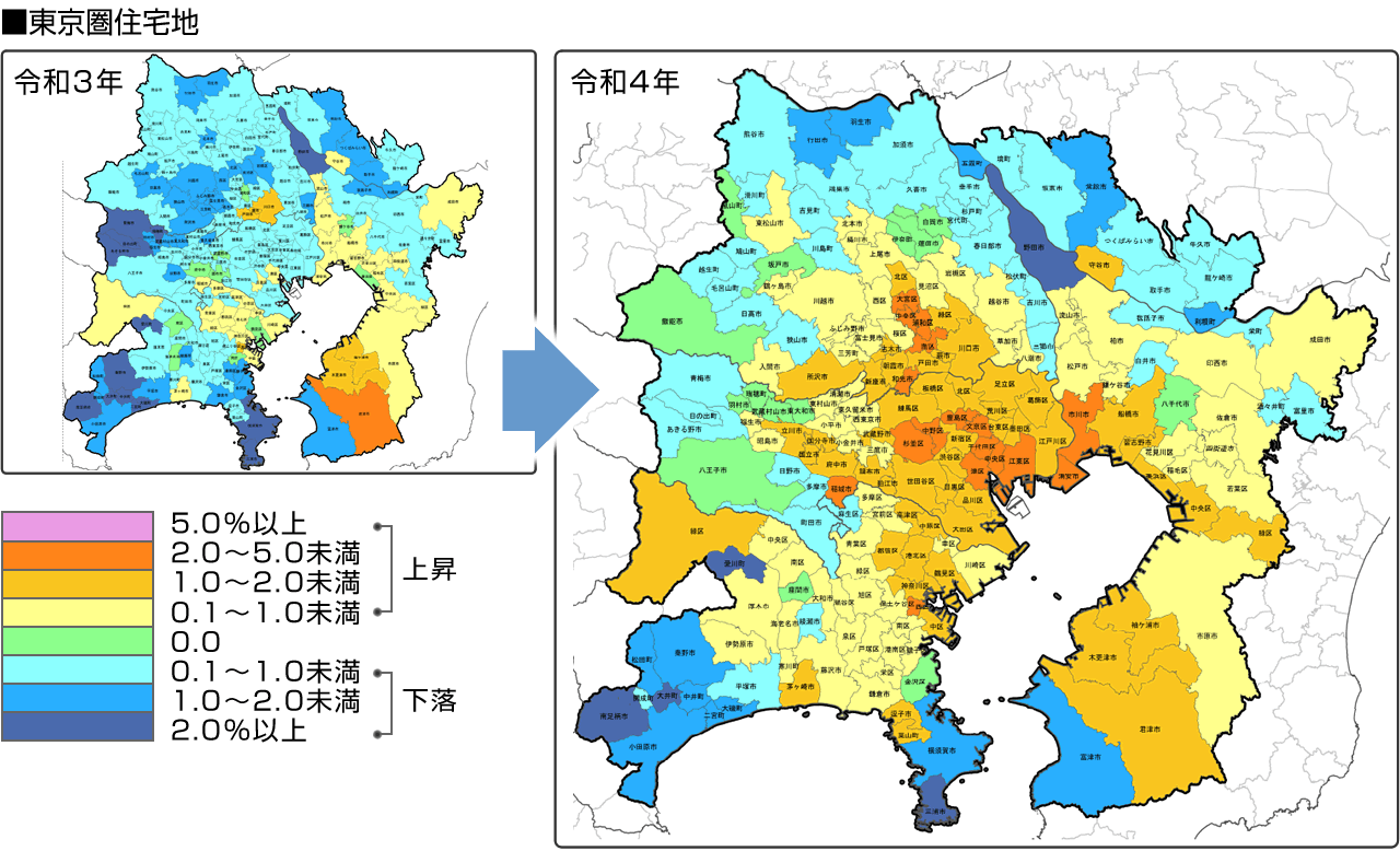 ■東京圏住宅地