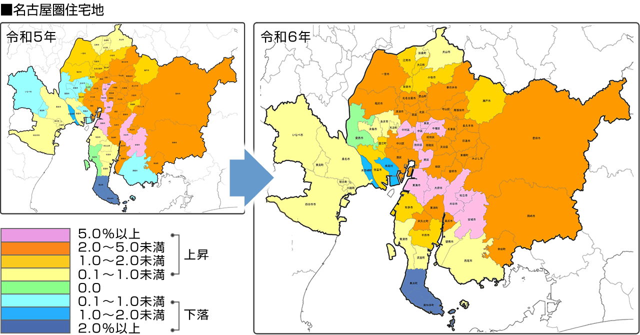 ■名古屋圏住宅地