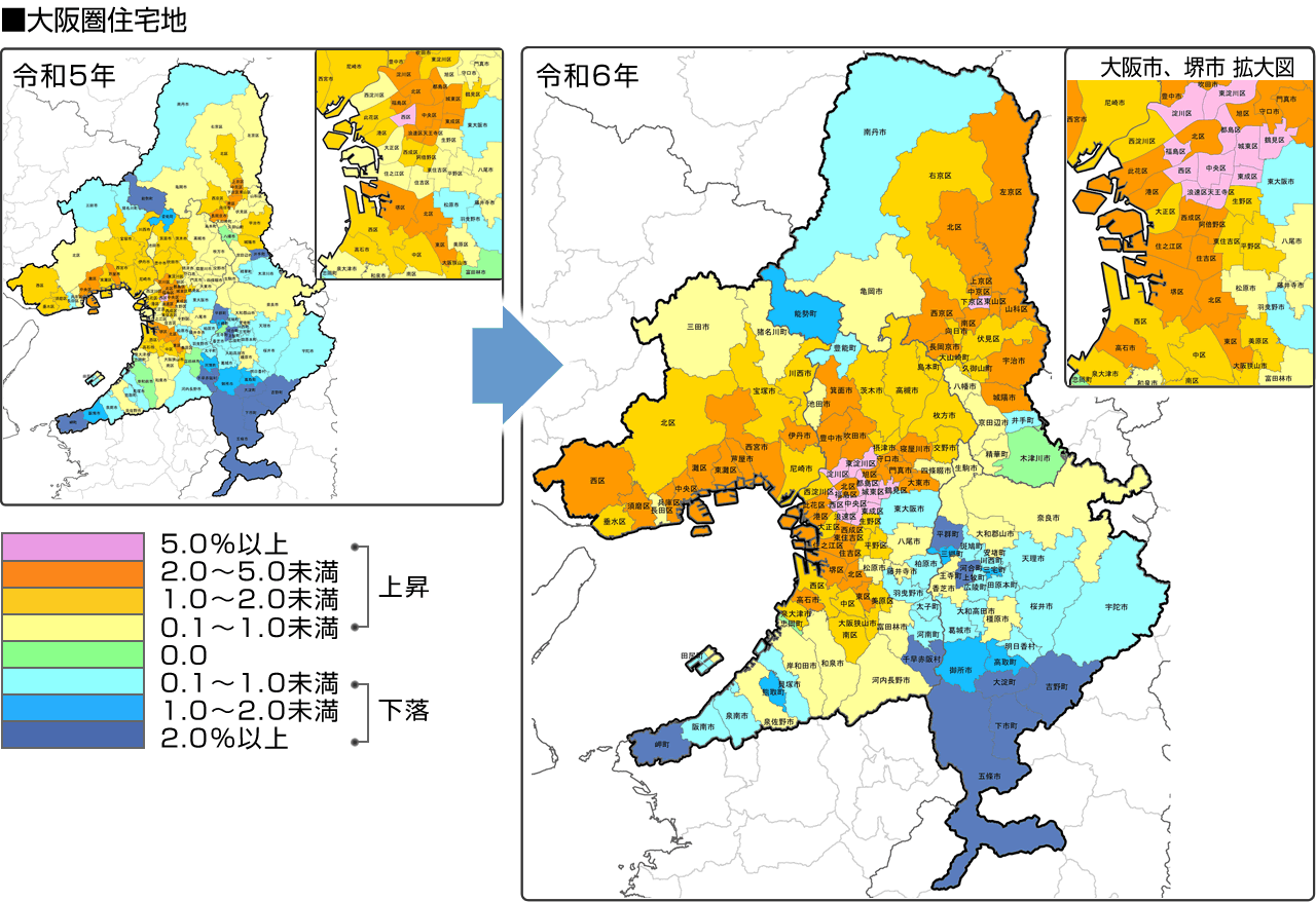 ■大阪圏住宅地