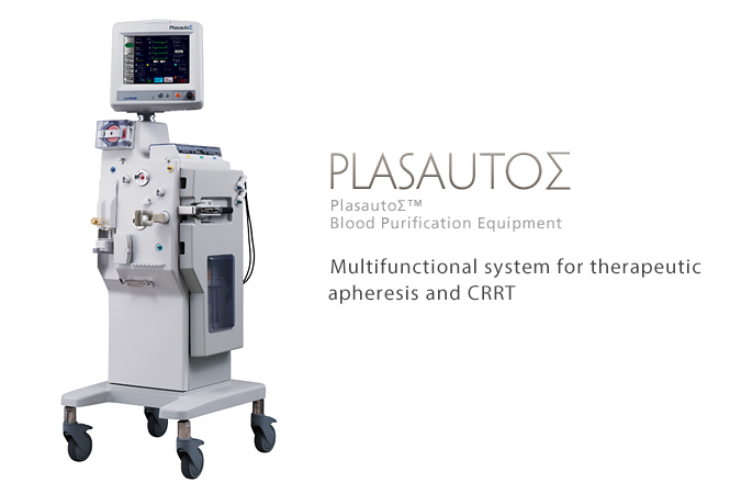 PlasautoΣ: Fully automatic and multifunctional system for therapeutic apheresis and CRRT