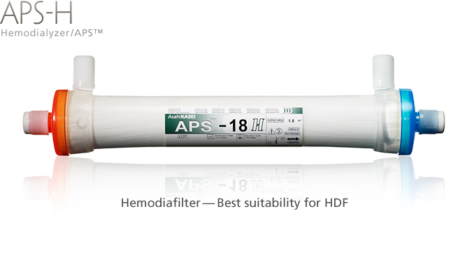 Hemodialyzer / APS-H: Hemodiafilter - Best suitability for HDF.