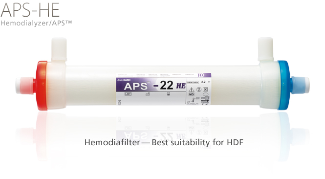 Hemodialyzer / APS-H: Hemodiafilter - Best suitability for HDF.