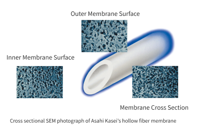 Principle of Hollow Fiber Membrane Separation