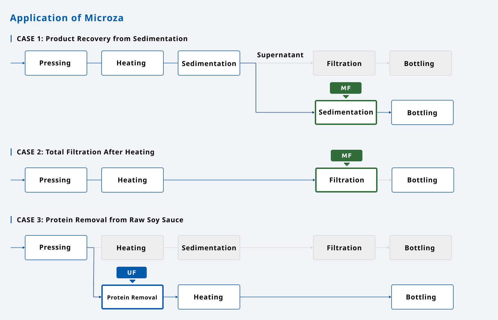 Points of Microza® Application