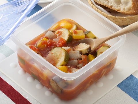 画像：夏野菜のマリネ ラタトゥイユ風の完成イメージ