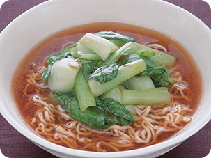 青菜のしょうゆラーメン