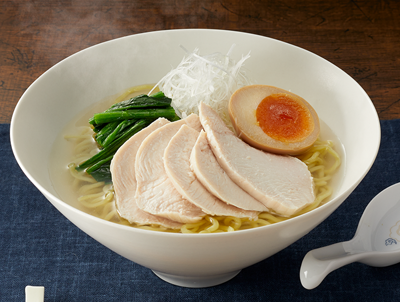 鶏むね肉で！淡麗うま塩ラーメン