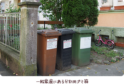 一般家庭にある分別用ゴミ箱