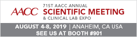 AACC SCIENTIFIC MEETING & CLINICAL LAB EXPO