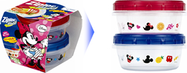 「ジップロック スクリューロック 300ml 2個入 ミニーマウス 2014」