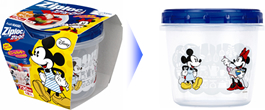 「ジップロック スクリューロック 730ml 1個入 ミッキーマウス 2014」